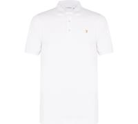 Farah Short Sleeve Polo Shirt Blanc 104 Petit Male