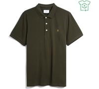 Farah Short Sleeve Polo Shirt Evergreen 357 Petit Male