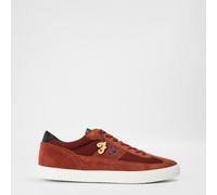 Farah Stanton Suede Cupsole Low Top Trainers Mens Rouille 7 (41) Male