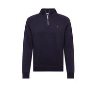 FARAH Sweat-shirt 'JIM' bleu marine / orange, Taille L