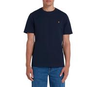 Farah T-Shirt Danny REG SS, Bleu Marine véritable, L