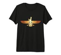 Faravahar Symbole Nationalisme Iranien Zoroastrisme T-Shirt Haut de Gamme