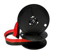 Farbbandfabrik Ruban encreur pour machine à écrire Hermes Baby Noir/rouge Taille 5
