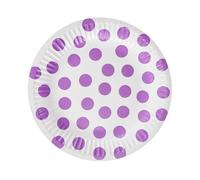 Farbe Assiettes jetables, multicolore, unique