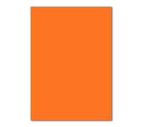 FarbenFroh - Lot de 50 feuilles de papier A5 - Feuille plano - Orange - 240 g/m² - 14,8 x 21 cm - Feuille de bricolage - Papier de couleur - Carton photo - Carton de couleur
