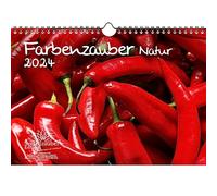 Farbenzauber Calendrier naturel DIN A4 pour 2024 couleurs Seelenzauber