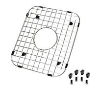 FarBoat Grille inférieure en métal pour évier de cuisine avec trou de vidange central de 11,4 cm (34,5 x 29,5 cm)