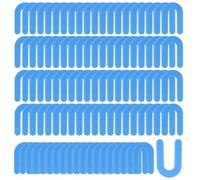 FarBoat Lot de 100 entretoises de carrelage en plastique PP pour système de nivellement de carrelage, entretoises en forme de U de 0,6 cm, pour tous les types de besoins de nivellement de sol ou de