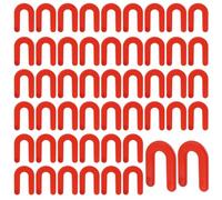 FarBoat Lot de 50 entretoises de carrelage en plastique PP pour système de nivellement de carrelage, entretoises en forme de U de 0,6 cm, pour tous les types de besoins de nivellement de sol ou de