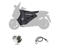 farbrothersonline Compatible avec Kymco X-Town 125 City 2020 21 couvre-jambes R211-X Termoscud Tucano Urbano pour scooter, couverture thermique imperméable intérieur en simili cuir extérieur nylon