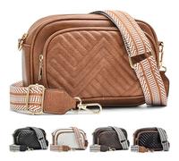 Farcauo Sacs Bandoulière Femme Cuir Moyen Sac à Main Femmes Bandoulieres Femme Sac Bandouliere Femme Sac Porté Épaule Sac a Main Femme Tendance Imperméable Large Sangle Souple