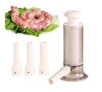 Farce À La Viande Pour Saucisses, Fabricant Manuel Machine Saucisse Avec 4 Connecteurs Tuyaux, Tubes Entonnoir, Outil Remplir Saucisses Légumes