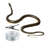 farce de serpent avec corde, farce de serpent avec clip de corde, faux serpent - Fouet de serpent drôle, golf, farce réaliste de serpent avec clip de corde, serpent sur une ficelle, caresse