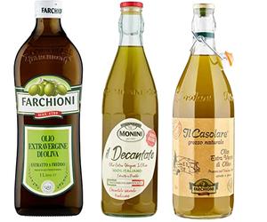 Farchioni Classico Huile d'olive extra vierge 1 litre Il casolare grezzo 1 litre Il decantato 750 ml + Italian Gourmet polpa 400 g