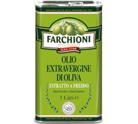 Farchioni - Huile d'Olive Extra Vierge (3 Litre) | Extraction à froid | Bidon