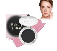 Fard à Joues Changeant De Couleur, Fard à Joues Crème Noir Changeant De Couleur Pour Les Joues Et Les Lèvres, Baume Multi-usage Pour Un Maquillage Naturel Et Léger Du Visage Rougir chaud