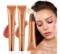 Fard À Joues - Stick Blush À Finition Crème Modulable | 3 Pièces Bronzer Haute Pigmentation, Maquillage Visage Léger Résistant Aux Traces Et Lumière Fusionnable