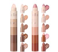 Fard a Paupiere, 10 Couleurs Crayons Fards à Paupières, Fard a Paupiere Creme Crayon à Paupières, Hautement Pigmenté Étanche Longue Durée Séchage Rapide, Mat Fard à Paupières en Stick