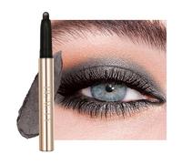 Fard a Paupiere et Ombre à Paupières,Bâton d'Ombre à Paupières, Kit de Maquillage pour les Yeux, Naturel & Shimmer Shades Contour Stick,Bâton d'Ombre à Paupières 12 Minuit noir Shimmer