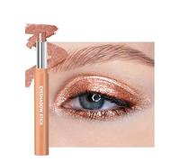 Fard a Paupiere Stick Paillette, Orange Crayon Ombre a Paupiere Waterproof | Rétractable Fards à Paupières Crème Longue Durée, Smooth Texture Highly Pigmented, Maquillage Femme Yeux Facile Rapide