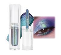 Fard à paupières caméléon liquide, paillettes métalliques, longue durée et imperméable, double couleur, maquillage des yeux holographique et multichrome, effet de changement de couleur fantastique