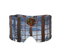 Fard à paupières confortable pour fenêtre d'hiver, cache-oreilles pour dormir, bandeau chaud et design double face peuvent tous être utilisés. Convient pour la méditation et le yoga.