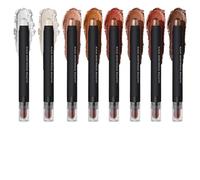 Fard À Paupières Crémeux,Stick Maquillage Imperméable Longue Tenue - Stylo Highlighter & Eye-Liner Texture Crème Matte pour Maquillage de Fête Femmes
