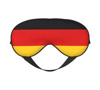 Fard à paupières drapeau allemand super doux et confortable avec sangle réglable zéro pression oculaire