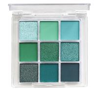 Fard à paupières vert, palette de fards à paupières, 9 couleurs mixtes avocat vert, maquillage et imperméable pour les filles, les femmes