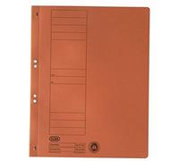 Farde à oeillets ELBA en carton orange avec couverture complète (50 fardes)