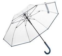 Fare - Parapluie canne transparent - FP7112 - bord bleu marine Bleu marine G