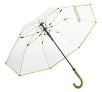Fare - Parapluie canne transparent - FP7112 - bord vert lime Vert G