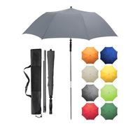 FARE Parapluie de voyage Travelmate Camper - Léger et compact, protection UV UPF50+, idéal pour les voyages, la plage, l'extérieur et le camping - Utilisable comme parapluie, 147 cm diamètre