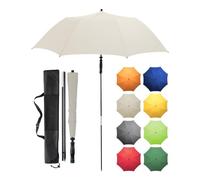 FARE Parapluie de voyage Travelmate Camper - Léger et compact, protection UV UPF50+, idéal pour les voyages, la plage, l'extérieur et le camping - Utilisable comme parapluie, 147 cm diamètre