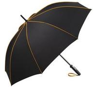 Fare - Parapluie standard - FP4399 - noir et orange Noir G