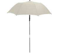FARE Parasol de plage Travelmate Camper Indice de protection solaire UPF 50+ Adapté aux valises Résistant à la pluie 725 g blanc