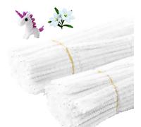 FAREASTSHOP Lot de 200 bandes adhésives thermofusibles blanches de 30 cm de large, ruban de reliure thermique de 6 mm de large, cure-pipes, cure-pipes pour travaux manuels, projets d'artisanat