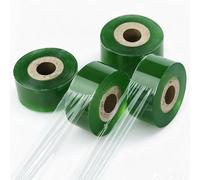 FAREASTSHOP Lot de 4 rubans de finition, extensibles et transparents, biodégradables, anti-humidité, auto-adhésifs, pour jardin, pépinières