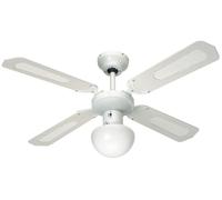 Farelek Bali 112420 Ventilateur de plafond 107 cm Blanc Ventilateurs et souffleries Puissant