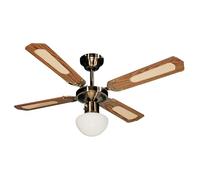 Farelek Bali Ventilateur de plafond 107 cm Brun