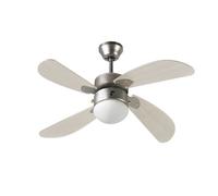 FARELEK BERMUDES Chêne Clair Ventilateur de plafond réversible diam. 107 cm - 50