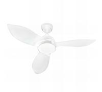 CORSICA Blanc- Ventilateur de plafond Ø116cm 70W + éclairage LED