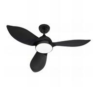 CORSICA Noir- Ventilateur de plafond Ø116cm 70W + éclairage LED