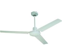 FARELEK - SEYCHELLES Ø 122 cm - Ventilateur de plafond réversible - 3 pales métal laquées blanc - 112416