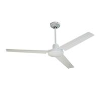 FARELEK - SEYCHELLES Ø 122 cm - Ventilateur de plafond réversible - 3 pales métal laquées blanc - 112416