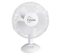 Farelek TF 300 Ventilateur de table 30 cm Blanc,40w