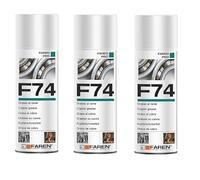 Faren F74 Graisse au Cuivre, Spray Lubrifiant Hydrofuge Antigrippant pour Haute Températures, Propriétés Extrême pression, Prévient l'usure des composants, 400 ml (3)