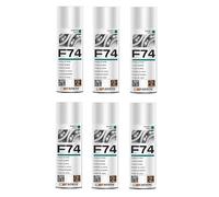 Faren F74 Graisse au Cuivre, Spray Lubrifiant Hydrofuge Antigrippant pour Haute Températures, Propriétés Extrême pression, Prévient l'usure des composants, 400 ml (6)