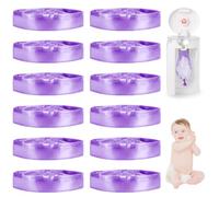 Farerkass 12 Pièces Recharge Poubelle a Couche, anti-odeur sac poubelle couche bebe violet, 4,5 M Épaissi à 7 Couches Film de Recharge sac à déchets de grande capacité