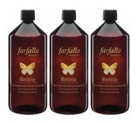 FARFALA Savon pour les mains liquide Mandarine Carpe diem 3x1000 ml
